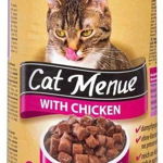 Conservă Cat Menu, Adult, Pui, 415,g, Cat menu