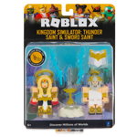 Roblox - Celebrity Pachet cu 2 figurine, Kingdom Simulator Thunder Saint & Sword Saint ROG0214, ADC Blackfire Entertainment