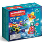 Joc magnetic de constructie Magformers Mystery Spin Set cu Element Rotativ 40 piese Magformers, Magformers