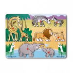 Puzzle lemn Safari Melissa&Doug MD1873