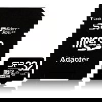 Card de Memorie Silicon Power MicroSDHC 32GB Class 10 40MBs + Adaptor SD