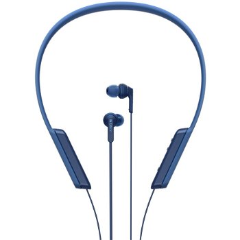 Casti audio In-ear cu microfon Sony MDRXB70BTL, Wireless, Bluetooth, NFC, EXTRA BASS, Albastru