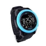 Smartwatch Sport BigShot UU Watch cu Bluetooth, Waterproof 5ATM, Pedometru, Compatibil Android/Apple, Albastru, Inter-Line Company SRL
