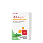 GNC Melatonin 5 mg 60 tablete sublinguale cu aroma de menta, 
