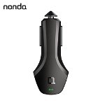 nonda ZUS Smart Car Charger, Car Charger with App to Save Car's Location and Monitor Car Battery, 2 Ports Car Charger with Led for iPhone XS/Max/XR/X/8/7/6/Plus