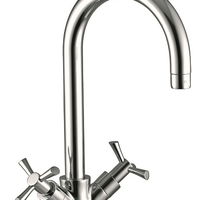 Baterie bucatarie Pyramis ALEGRETO, dubla comanda, finisaj cromat Baterie bucatarie Pyramis ALEGRETO, dubla comanda, finisaj cromat