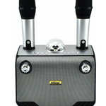 Dispozitiv Karaoke Disco Q YX899 putere 15W cu 2 microfoane wireles, GAVE
