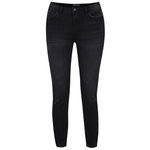 Blugi skinny gri inchis cu aspect uzat Jacqueline de Yong Skinny , Jacqueline de Yong