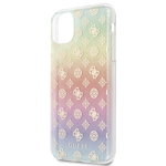 Husa de protectie, Guess Peony Solid Glitter, pentru iPhone 11 Pro Max, Multicolor