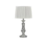 Lampa de birou KATE-2 TL1, sticla, alb, transparent, 1 bec, dulie E27, 122885, Ideal Lux, Ideal Lux