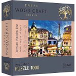 Puzzle Trefl din lemn - Strada Franceza, 1000 piese