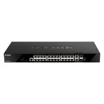 DGS-1520-28 Managed L3 10G Ethernet (100/1000/10000) 1U Black, D-Link