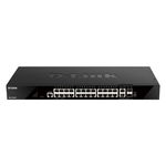 Switch 28 porturi Gigabit 24 PoE 10/100/1000 Base-t D-Link - DGS-1520-28, Rovision