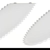 Capac de toaleta cu sistem automat de coborare, Wenko, Gubio, 37 x 44.5 cm, duroplast, Wenko