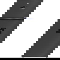 Beko Frigider cu doua usi Beko RDNE650E40DZXBRN, 630 l,Neo Frost Dual Cooling, Everfresh+, HarvestFresh, AeroFlow, Compresor ProSmart Inverter, Dozator apa, Clasa E, H 187 cm, Dark Inox, Beko