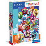 Puzzle Maxi Clementoni - Petrecerea Pixar, 24 piese