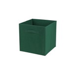 Cutie depozitare pliabila, tip cub, verde busuioc, 31x31 cm, Happymax