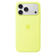 Husa de protectie Apple Silicone Case cu MagSafe pentru iPhone 17 Pro Max Neon Yellow
