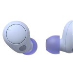 Casti In-Ear Sony WF-C700NV, True Wireless, Noise Cancelling, Bluetooth, Microfon, Conexiune multipunct, Fast Pair, IPX4, Autonomie baterie 20 ore, Violet