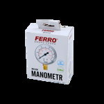 Manometru Ferro, 63 mm 1/4" radial, 0-10 bari