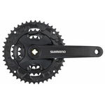 Angrenaj Pedalier Shimano Fc-Mt101, Pt. 9 Vit., Brat 170Mm, 40X30X22T, Cg, Incompatibil Chaincase, Negru, Ambalat Ind., Shimano
