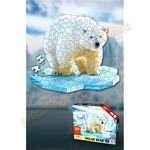 Puzzle 100 piese - Urs polar, 