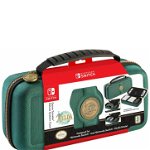 Husa de protectie NACON Zelda Tears of the Kingdom rigid carrying case pentru Nintendo Switch/OLED/Lite, verde