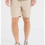 Pantaloni scurti din amestec de bumbac organic si in, Scotch  Soda