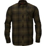 Camasa Driven Hunt Flannel Olive Green Check, Harkila