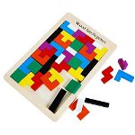 Joc logic Tetris din lemn. 00001166