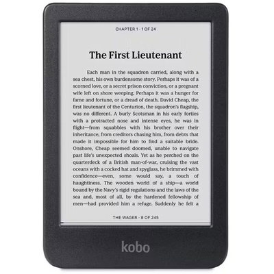 eBook Reader RAKUTEN KOBO Clara BW, Ecran E Ink Carta 1300 6", Procesor 1GHz, 512MB RAM, 16GB Flash, USB Type-C, IPX8, Negru