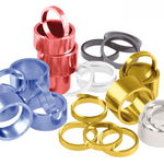 Distantier Alu Anodizat Rosu 1-1/8 H-20mm, VP Components