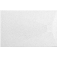 Cadita de dus Rea Magnum 120x90 cm Alb Mat, 