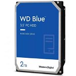 Hard Disk Desktop Western Digital WD Blue 2TB 7200RPM SATA III, Western Digital