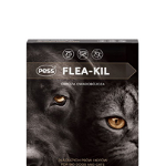 PESS Flea-Kil Zgarda antiparazitara pentru pisici si caini mari 75 cm + PESS Bio Sampon pentru caini, pentru descurcarea blanii 200 ml, PESS