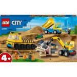 LEGO\u00ae City Great Vehicles Bauwagen und Abrisskran 60391