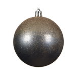 Glob decorativ - Glitter Top - Stone Grey, Negru, Plastic