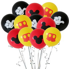 Baloane din Latex 10/Tipla Diverse Modele Mickey Mouse 30cm 12/set Engros,
