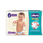 Scutece Chicco Ultra Fit Fun Extra Large nr.6 16-30kg 14buc, CHICCO