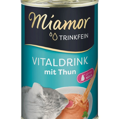 Hrana umeda pentru pisici Miamor Vital Drink cu ton 135 ml