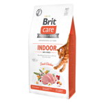 Brit Care Indoor Anti-Stress, Pui, hrană uscată fără cereale pisici, antistres, 7kg, Brit Care