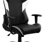 Scaun gaming ThunderX3 by Aerocool EC3 Black/White