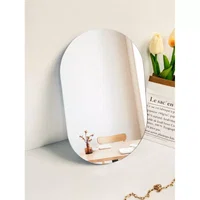 Oglinda Decorativa Autoadeziva, Forma Ovala, 20x30 cm, Inovius