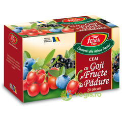 Ceai cu goji si fructe de padure, 20 plicuri, Fares, FARES