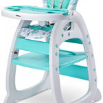 Scaun de masa transformabil Caretero HOMEE 2 in 1 Mint, 