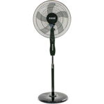 Ventilator cu picior Zass ZFTR 1615, 45 W, 3 Trepte de viteza, Programator pana la 7.5 ore, Oscilatie 90°, Silentios (Negru)