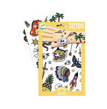 Tatuaje Djeco Frumusete salbatica, 4-5 ani +, Djeco