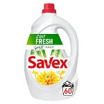 Detergent lichid pentru rufe Savex 2 in 1 Fresh, 3.3 l Detergent lichid pentru rufe Savex 2 in 1 Fresh, 3.3 l