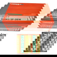 baterii R20, Engros, Toshiba Heavy Duty D, 1.5V, ambalate in folie, 
