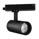 Spot LED pe sina, 15W, lumina calda(3000 K), 1180 lm, negru, Braytron Plus
